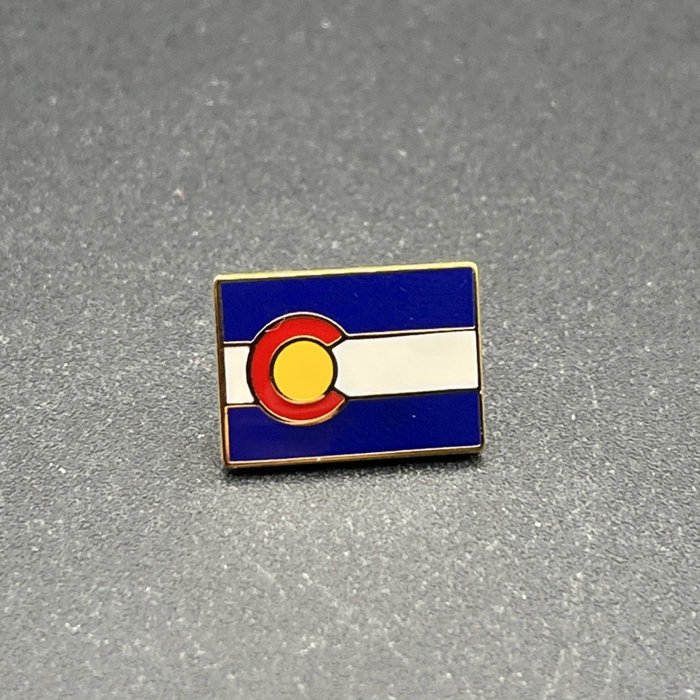 Colorado State Flag United States Of America Lapel Hat Pin‎